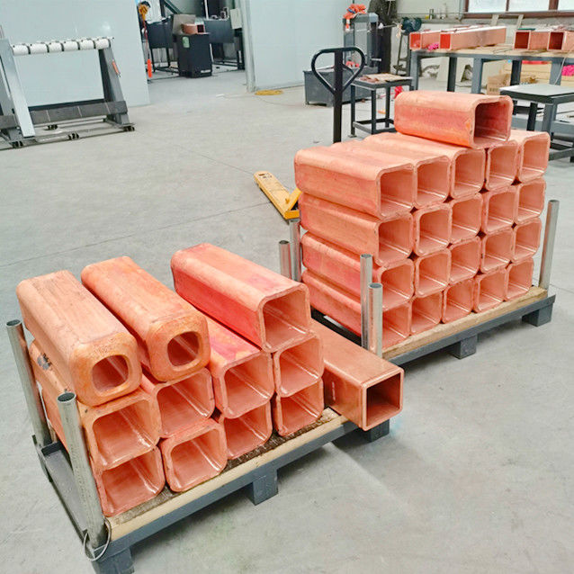 Main Steelmaking Accessories Cu-Ag Square Copper Tube Rectangular 5mm Wall